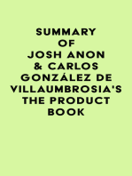 Summary of Josh Anon & Carlos González de Villaumbrosia's The Product Book