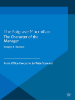 The Character of the Manager: From Office Executive to Wise Steward