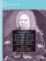 Monstrosity, Disability, and the Posthuman in the Medieval and Early Modern World