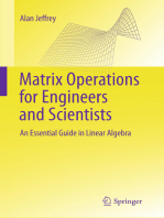 Matrix Operations for Engineers and Scientists: An Essential Guide in Linear Algebra