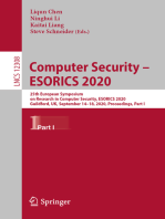 Computer Security – ESORICS 2020: 25th European Symposium on Research in Computer Security, ESORICS 2020, Guildford, UK, September 14–18, 2020, Proceedings, Part I