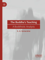 The Buddha’s Teaching: A Buddhistic Analysis