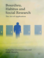 Bourdieu, Habitus and Social Research: The Art of Application