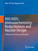 HIV/AIDS: Immunochemistry, Reductionism and Vaccine Design: A Review of 20 Years of Research