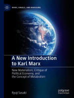 A New Introduction to Karl Marx: New Materialism, Critique of Political Economy, and the Concept of Metabolism