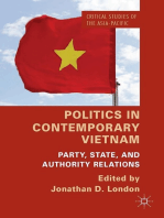 Politics in Contemporary Vietnam: Party, State, and Authority Relations