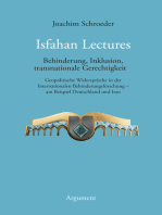 Isfahan Lectures: Behinderung, Inklusion, transnationale Gerechtigkeit. Geopolitische Widersprüche in der Internationalen Behinderungsforschung – am Beispiel Deutschland und Iran