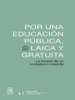 Por una educación pública, laica y gratuita: La mirada de un ciudadano creyente.