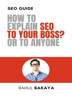 How to explain SEO to your boss? Or to anyone