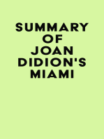 Summary of Joan Didion's Miami