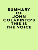 Summary of John Colapinto's This Is the Voice