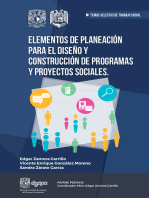 Elementos de planeación para el diseño y construcción de programas y proyectos sociales