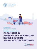 Guidelines for African Swine Fever (ASF) prevention and Control in Smallholder Pig Farming in Asia: Clean Chain Approach for African Swine Fever in Smallholder Settings