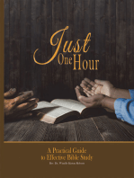 Just One Hour: A Practical Guide to Effective Bible Study