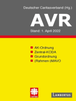 Richtlinien für Arbeitsverträge in den Einrichtungen des Deutschen Caritasverbandes (AVR): Buchausgabe 2022