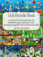 Girls' favorite book illustrated with games for attention and learning to count and general development.: This book contains incredible landscapes of the underwater world, the prehistoric world with dinosaurs, amazing landscapes from other inhabited planets and their inhabitants. It has everything that children love and it delights them: ancient sea monsters,