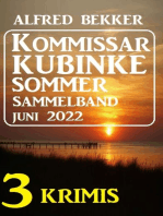 Kommissar Kubinke Sommer Sammelband 3 Krimis Juni 2022