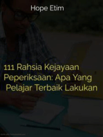111 Rahsia Kejayaan Peperiksaan: Apa Yang Pelajar Terbaik Lakukan
