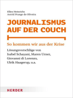 Journalismus auf der Couch: So kommen wir aus der Krise. Lösungsvorschläge von Isabel Schayani, Maren Urner, Giovanni di Lorenzo, Ulrik Haagerup u. a.