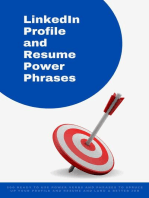 LinkedIn Profile and Resume Power Phrases: Phrasebooks