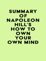 Summary of Napoleon Hill's How to Own Your Own Mind