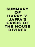 Summary of Harry V. Jaffa's Crisis of the House Divided