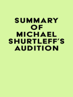 Summary of Michael Shurtleff's Audition