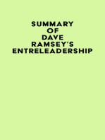 Summary of Dave Ramsey's EntreLeadership