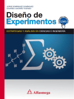Diseño de Experimentos: Estrategias y análisis en ciencias e ingenierías