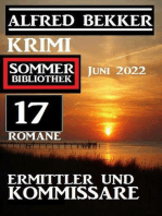 Ermittler und Kommissare: Krimi Sommer Bibliothek Juni 2022: 17 Romane
