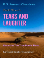 Kahlil Gibran’s Tears and Laughter Recast in the True Poetic Form