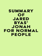 Summary of Jared Byas' Jonah for Normal People