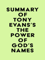 Summary of Tony Evans's The Power of God's Names