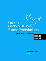 On the GRP-NDFP Peace Negotiations: Sison Reader Series, #9