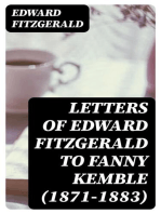 Letters of Edward FitzGerald to Fanny Kemble (1871-1883)