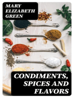 Condiments, Spices and Flavors