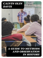 A Guide to Methods and Observation in History: Studies in High School Observation