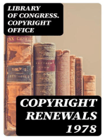 Copyright Renewals 1978