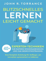 Blitzschnelles Lernen leicht gemacht: 40+ Experten-Techniken zur rapiden Wissensaneignung und zum Gedächtnistraining. Eine Komplett-Anleitung für Anfänger, um Lernzeiten systematisch zu halbieren