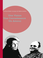 Une Vision, Une Connaissance, Un Amour: Andreas Müller à propos de Maître Eckhart