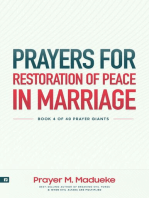 Prayers for Restoration of Peace in Marriage