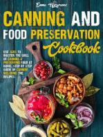 Canning and Food Preservation Cookbook