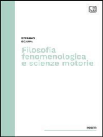 Filosofia fenomenologica e scienze motorie