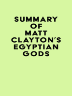 Summary of Matt Clayton's Egyptian Gods