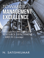 Towards Management Excellence: Through the Materials Resource                 Deployment – Mrd © Concept