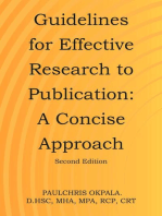 Guidelines for Effective Research to Publication: A Concise Approach