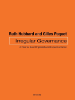 Irregular Governance: A Plea for Bold Organizational Experimentation