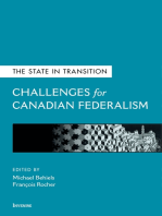 The State in Transition: Challenges for Canadian Federalism