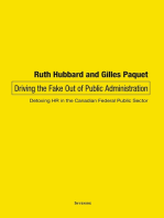 Driving the Fake Out of Public Administration: Detoxing HR in the Canadian Federal Public Sector