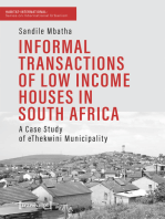 Informal Transactions of Low Income Houses in South Africa: A Case Study of eThekwini Municipality